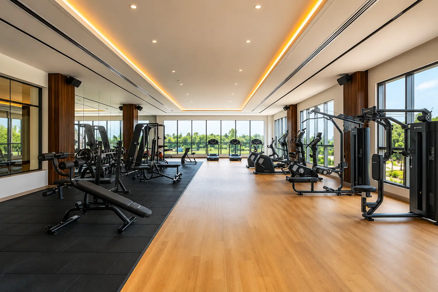 Adarsh Palm Acres — Lifestyle spaces · illustrative image