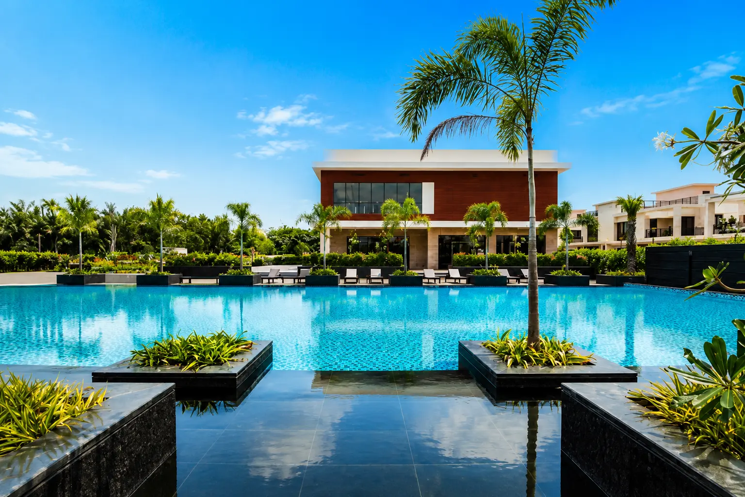 Adarsh Palm Acres — Project view · illustrative image
